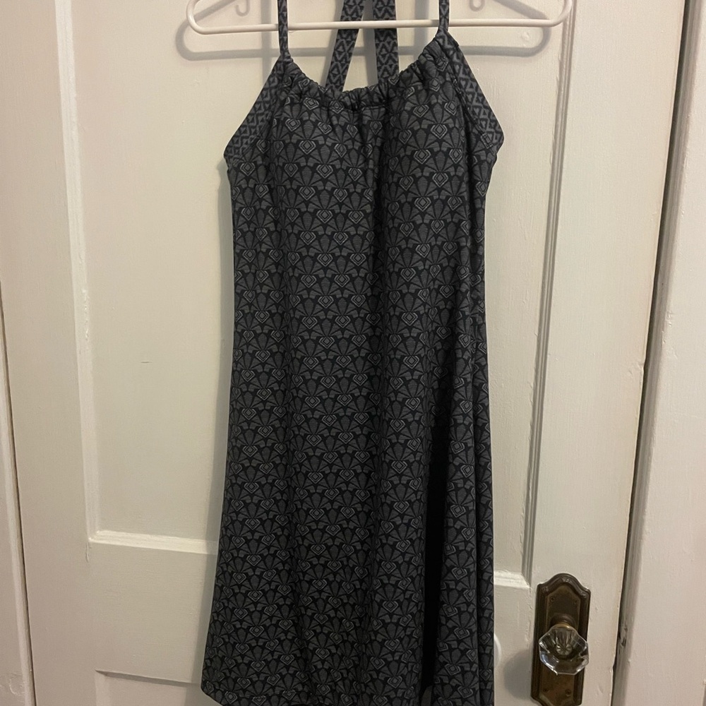 Prana Black Geometric Dress